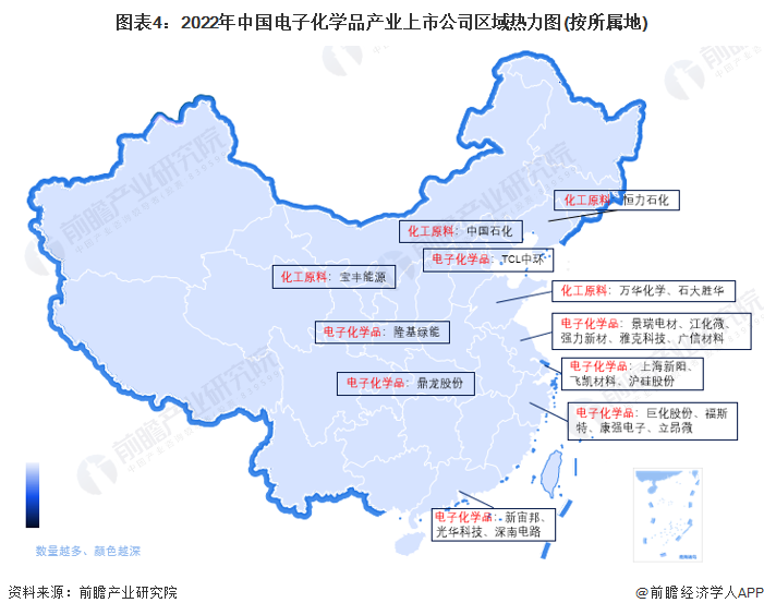 【干货】2022年中国电子化学品行业产业链全景梳理及区域热力地图(图4)