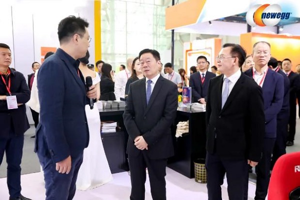 聚优跨境生态链跨境优品齐出海 ——新蛋亮相2023湖南（长沙）电商交易会(图2)