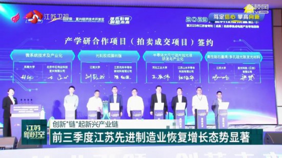 前三季度江苏先进制造业恢复增长态势显著 集群发展更具质量(图2)