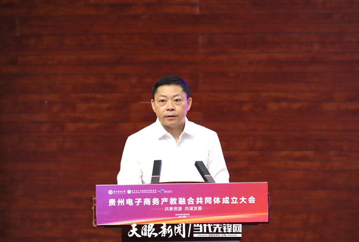 共享资源共谋发展！贵州电子商务产教融合共同体成立(图7)