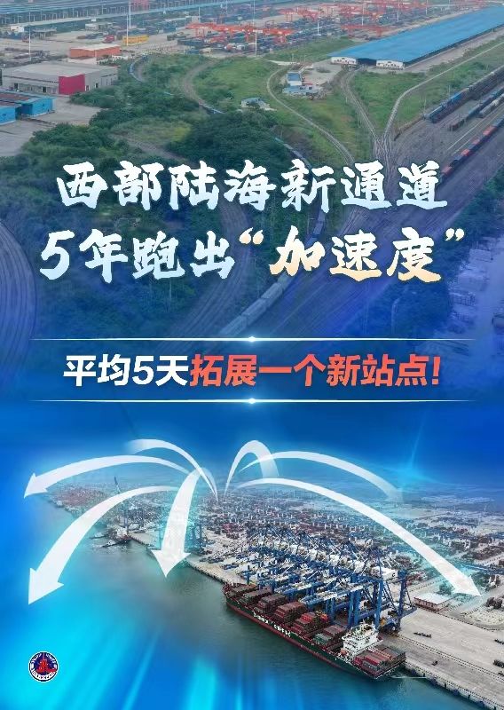 平均5天拓展一个新站点！西部陆海新通道5年跑出“加速度”(图1)